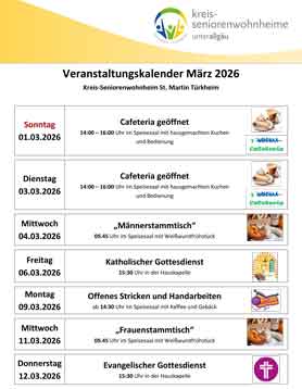 Veranstaltungskalender